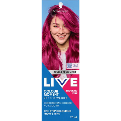 Schwarzkopf LIVE Colour Shocking Pink - Semi Permanent 75ml