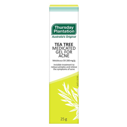Thursday Plantation Tea Tree Medicated Gel for Acne 25g - Target Pimples Effectively-Auzzi Store