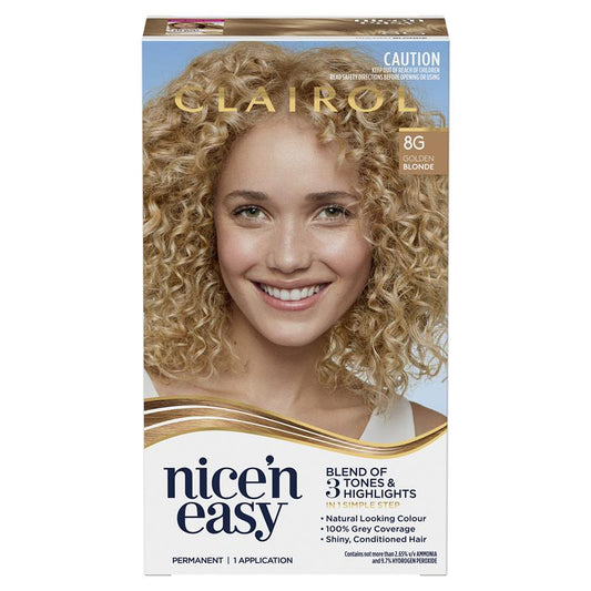 Clairol Nice N Easy 8G Natural Golden Blonde Permanent Hair Colour - 173g – view 2