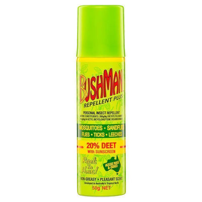 Bushman Plus UV Insect Repellent Aerosol - 50g for All-Day Protection-Auzzi Store