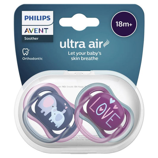 Philips Avent Ultra Air Soother 18+ Months - 2 Pack-Auzzi Store