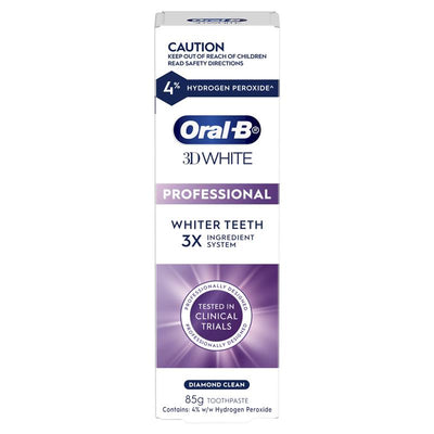 Oral-B 3D White Professional Diamond Clean Toothpaste - 85g