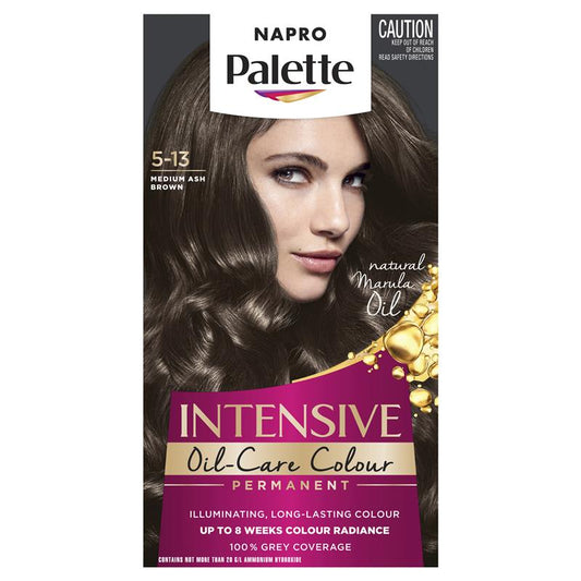Napro Palette 5-13 Medium Ash Brown - Permanent Hair Color with Deep Nourishment - Auzzi Store
