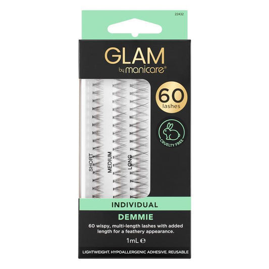 Glam By Manicare Demmie Individual Lashes - 60 Wispy Lashes