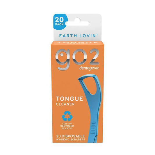 GO2 Dentagenie Tongue Cleaners 20 Pack - Fresh Breath Solution