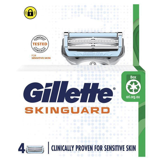 Gillette Skinguard Cartridges 4 Pack - Ultimate Shaving Comfort - Auzzi Store