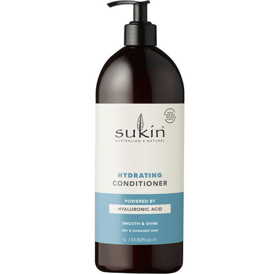 Sukin Hydrating Conditioner 1 Litre - Nourish and Strengthen Your Hair