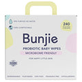 Bunjie Probiotic Baby Wipes 3 x 80 Pack - Gentle & Eco-Friendly