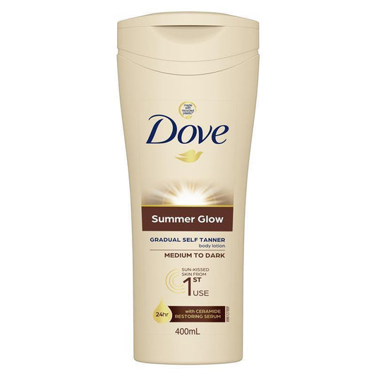 Dove Summer Glow Body Lotion for Medium to Dark Skin - 400ml-Auzzi Store