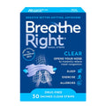 Breathe Right Clear Nasal Congestion Strips - 30 Regular Strips