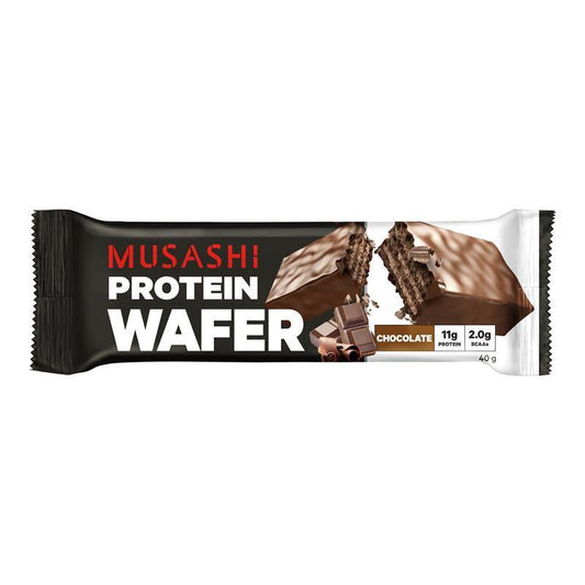Musashi Protein Wafer Chocolate 40g - High Protein Snack for Muscle Strength - Auzzi Store