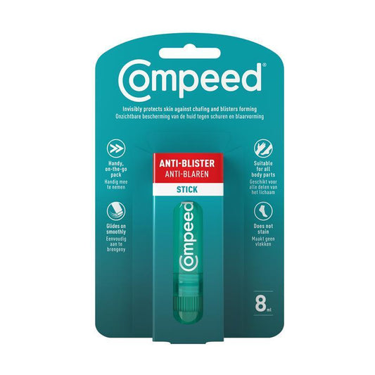 Compeed Anti-Blister Stick 8ml – Prevents Blisters & Chafing, Travel Size