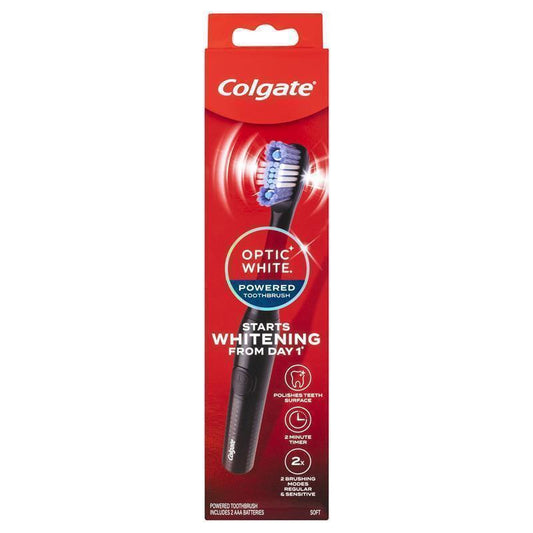 Colgate Optic White Power Toothbrush - Soft Bristles