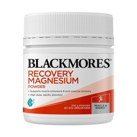 Blackmores Recovery Magnesium Powder 200g with Ginseng & Vitamins