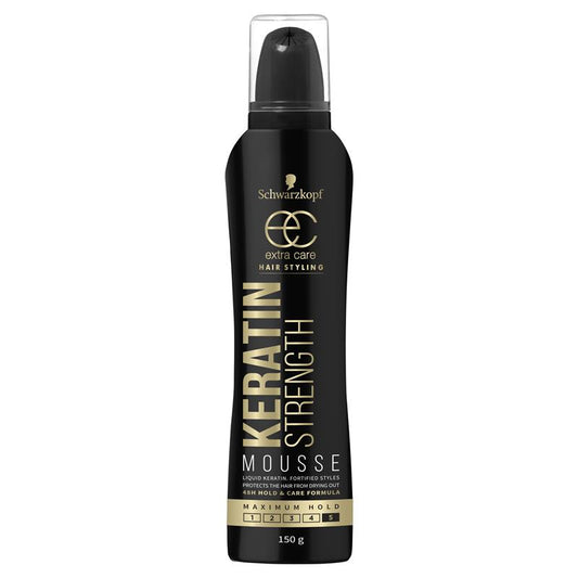 Schwarzkopf Extra Care Ultimate Styling Mousse 150g - 48 Hour Fortifying Hold-Auzzi Store