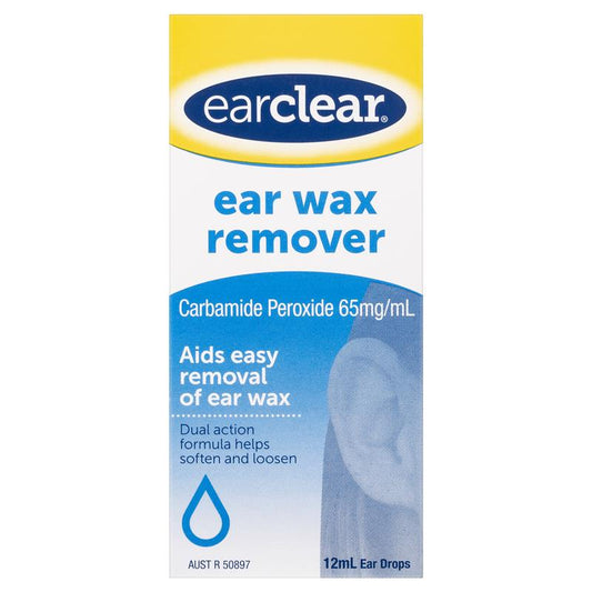 EarClear Ear Wax Remover Drops - 12mL-Auzzi Store