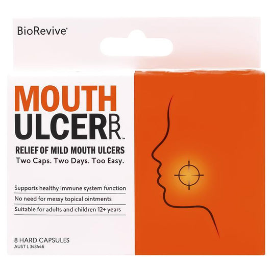 BioRevive MouthUlcer Relief - 8 Capsules - Auzzi Store