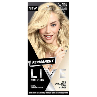 Schwarzkopf LIVE Colour Permanent 10.2 Extra Light Pearl Blonde - 50ml