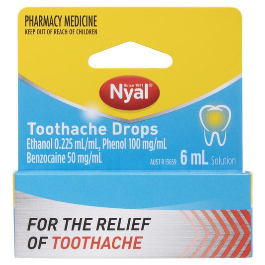 Nyal Toothache Drops - 6ml for Toothache Relief