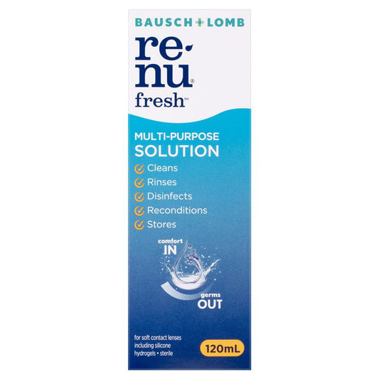 Bausch & Lomb Renu Fresh Multi-Purpose Solution - 120mL-Auzzi Store