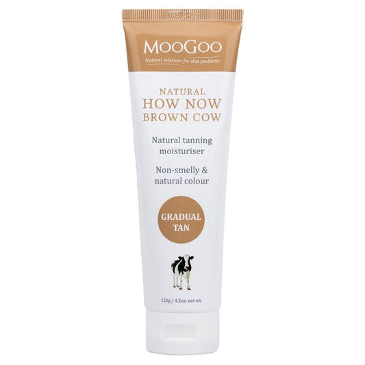 MooGoo Natural Gradual Tanning Cream 120g - Buildable, Natural Glow