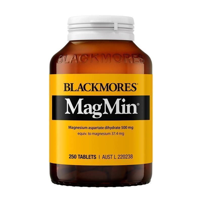 Blackmores MagMin 500mg Magnesium Supplement – 250 Tablets