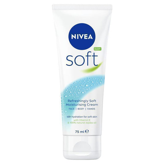 NIVEA Soft Moisturiser Cream for Face, Body & Hands - 75ml-Auzzi Store