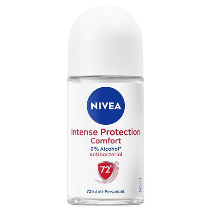 NIVEA Intense Protection Anti-Perspirant Roll-On Deodorant 72H, 50ml