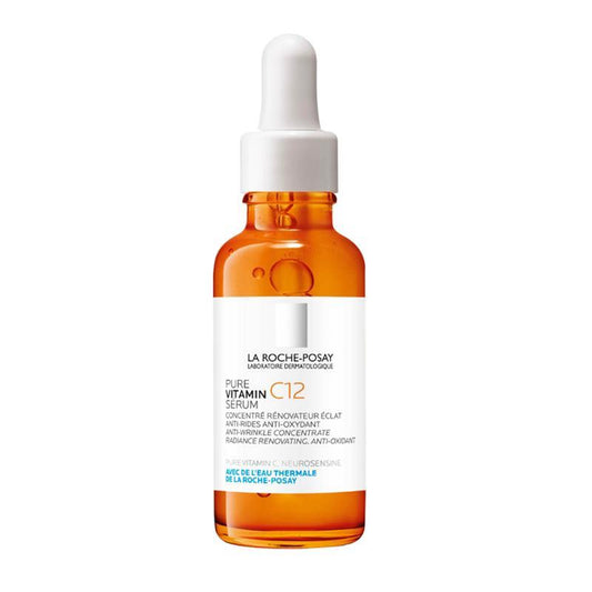 La Roche Posay Pure Vitamin C12 Serum 30ml - Anti-Wrinkle Solution for Sensitive Skin