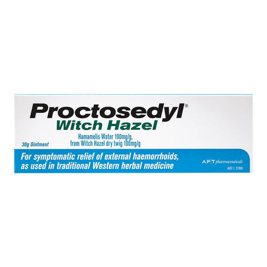 Proctosedyl Witch Hazel Haemorrhoids Ointment 30g - Auzzi Store