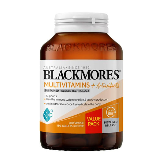 Blackmores Multivitamins & Antioxidants Sustained Release, 180 Tablets