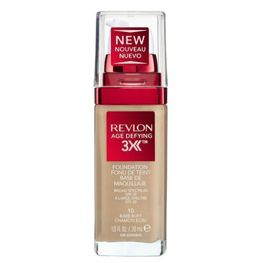 Revlon Age Defying 3X Foundation - Bare Buff 30mL with SPF 20-Auzzi Store