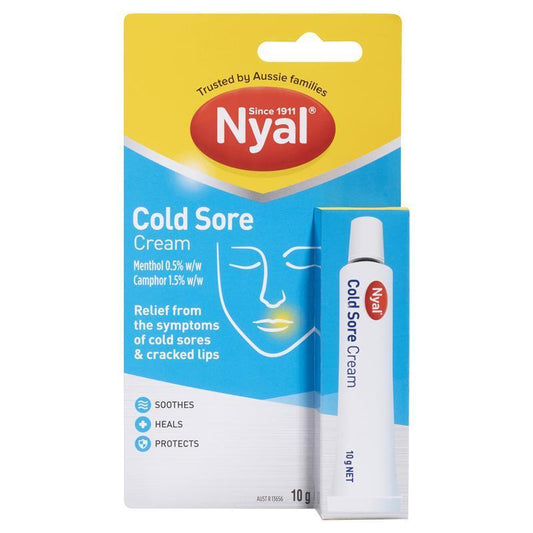 Nyal Cold Sore Cream 10g - Soothing Relief for Cold Sores-Auzzi Store