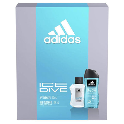 Adidas Ice Dive Eau de Toilette 50ml & Shower Gel 250ml 2 Piece Set - Auzzistore