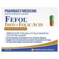 Fefol Iron & Folate Supplement - 60 Capsules for Energy Support
