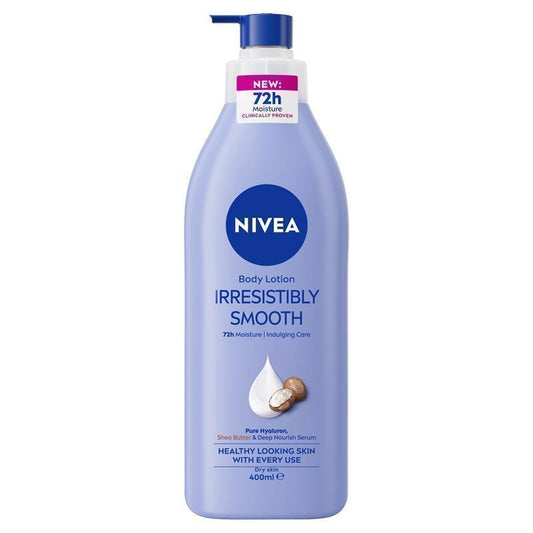 NIVEA Irresistibly Smooth Body Lotion - 400ml-Auzzi Store