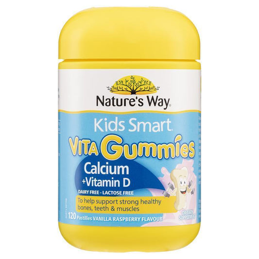 Nature's Way Kids Calcium & Vitamin D Gummies, Smart Vita, 120ct