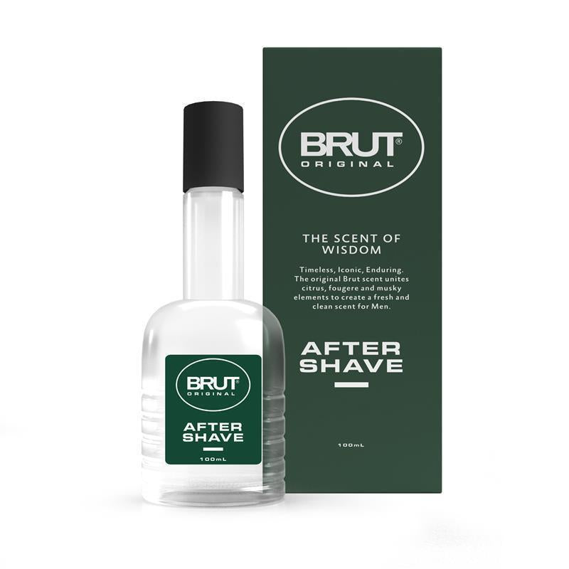 Brut Original Aftershave Lotion 100ml - Soothing Fresh Scent for Men