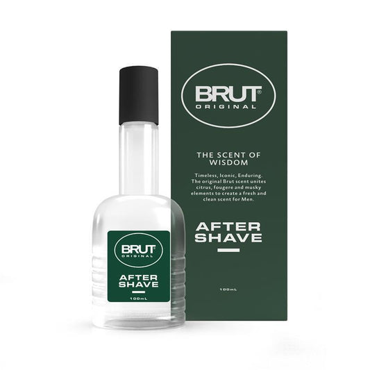 Brut Original Aftershave Lotion 100ml - Soothing Fresh Scent for Men