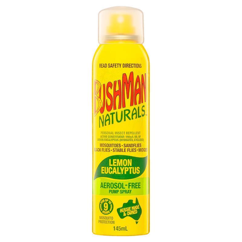 Bushman Naturals Lemon Eucalyptus Pump Spray - 145ml