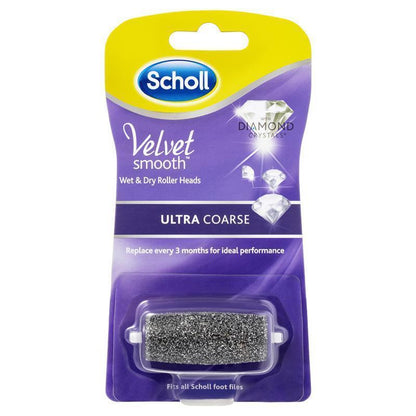Scholl Ultra Coarse Foot File Refill with Diamond Crystals – Single Pack