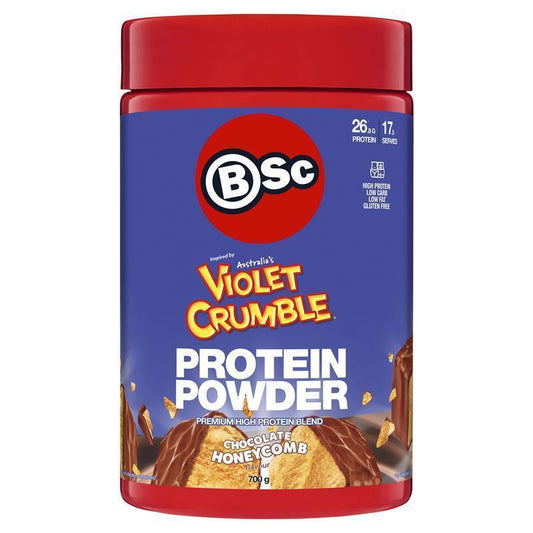 BSc x Violet Crumble Protein Powder - Chocolate Honeycomb - 700g