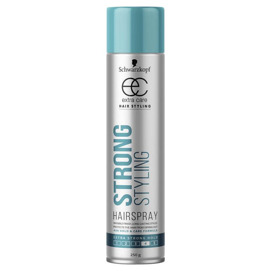 Schwarzkopf Extra Care Strong Styling Hairspray Maximum Hold 250g-Auzzi Store