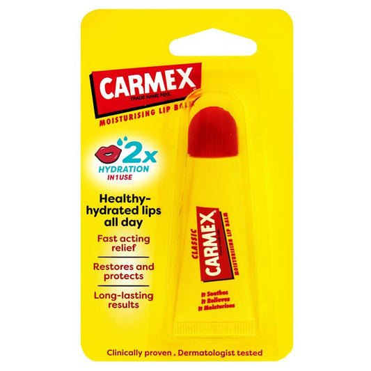 Carmex Original Squeeze Tube Lip Balm - 10g for Smooth Lips - Auzzistore