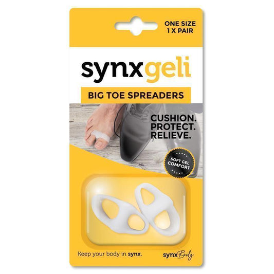 Synxgeli Big Toe Separator (1-Pair) – Relieves Corns & Calluses