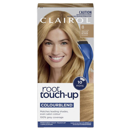 Clairol Nice N Easy Root Touch Up Permanent Hair Colour - Medium Blonde (173g)-Auzzi Store