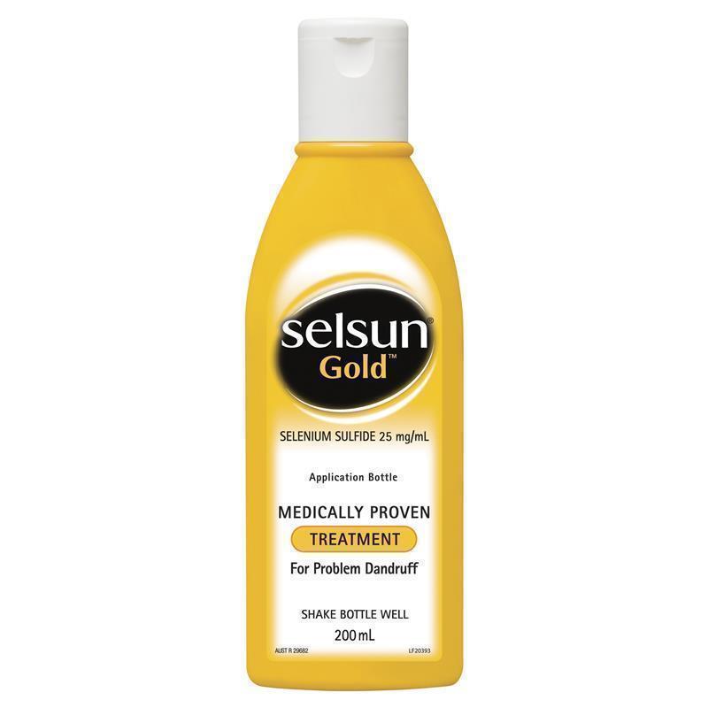 Selsun Gold Anti Dandruff Shampoo Treatment 200mL - Medically Proven Formula-Auzzi Store
