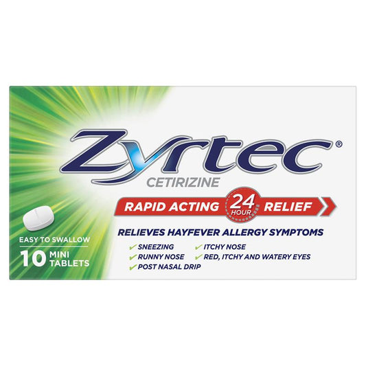 Zyrtec 10mg - 10 Tablets-Auzzi Store