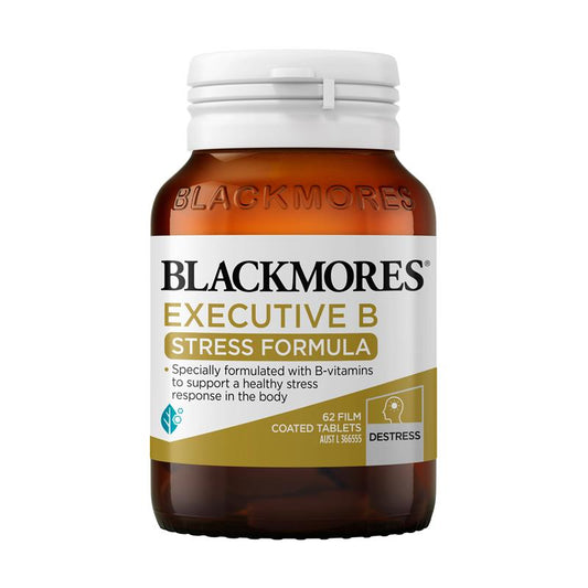 Blackmores Executive B Stress Formula - 62 Tablets: Support for Healthy Stress Response-Auzzi Store