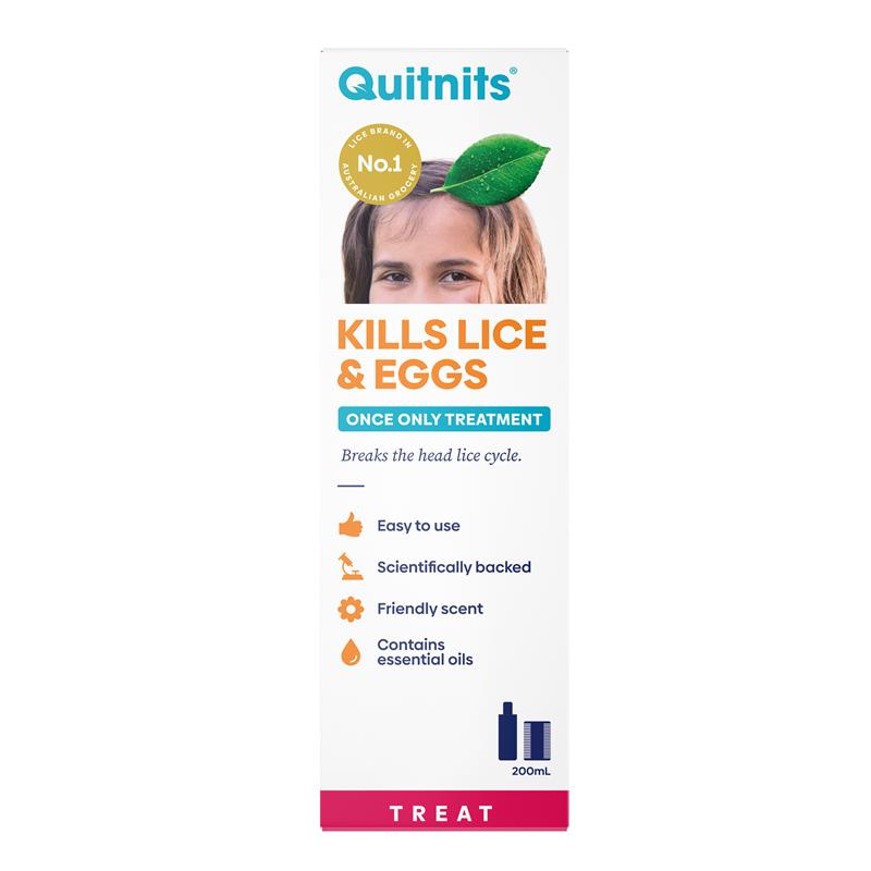 Quit Nits One 200ml - Effective Lice Treatment-Auzzi Store